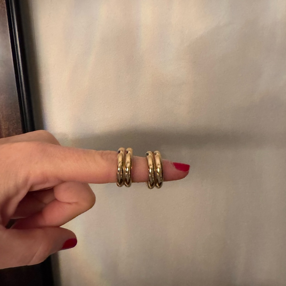 Young Frankk Chunky Hoop Earrings